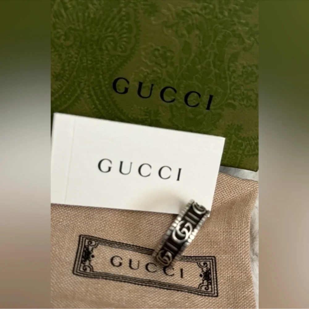 Beautiful 925 Gucci ring in box with dust bag 7/8 - Picture 2 of 6